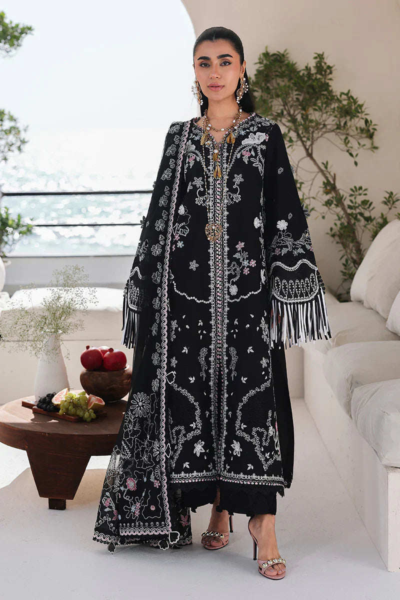 3pc Embroidered lawn Qalamkar QL-309