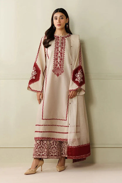 Baroque Embroidered lawn 3PC Bqr-789