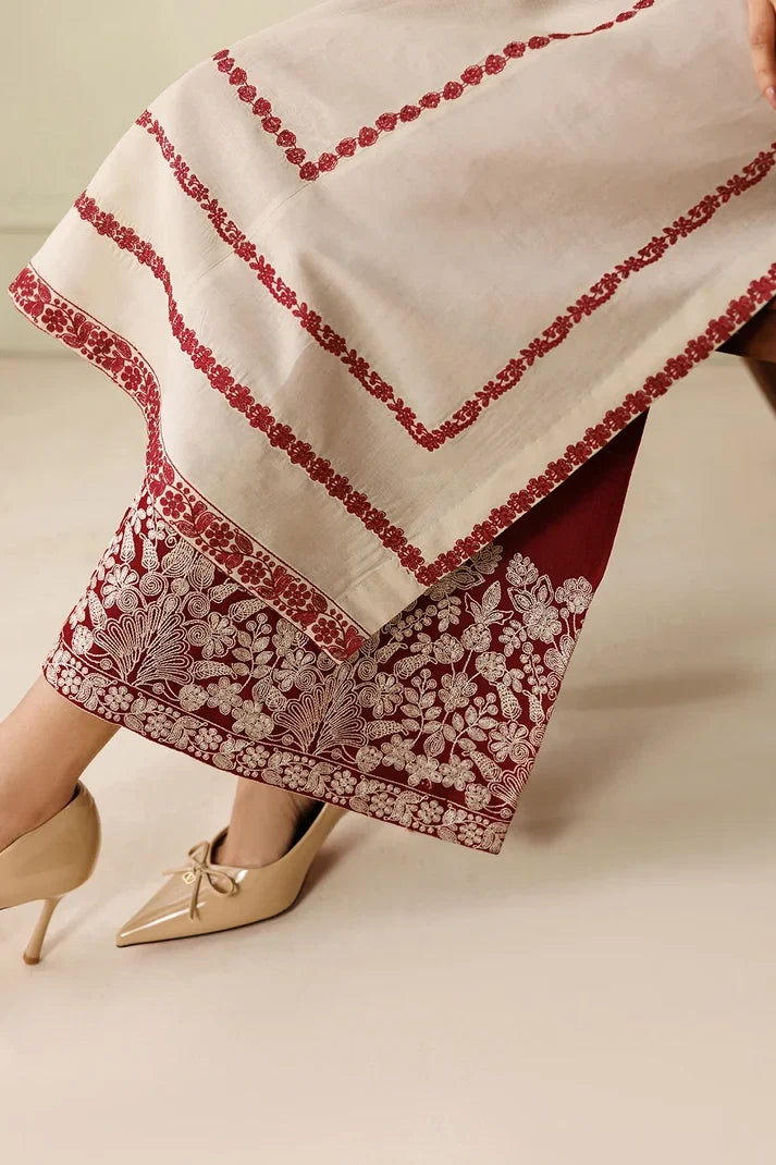 Baroque Embroidered lawn 3PC Bqr-789