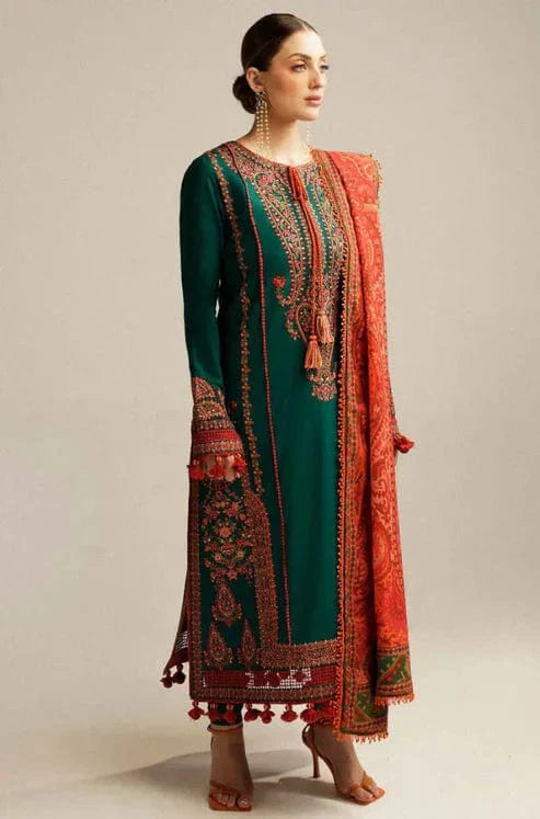3PCS Hussain Rehar Embroidered Lawn Collection BU -SP-01
