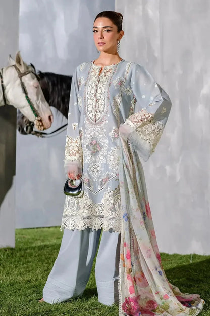 3pc ELAF Embroidered lawn EL-313