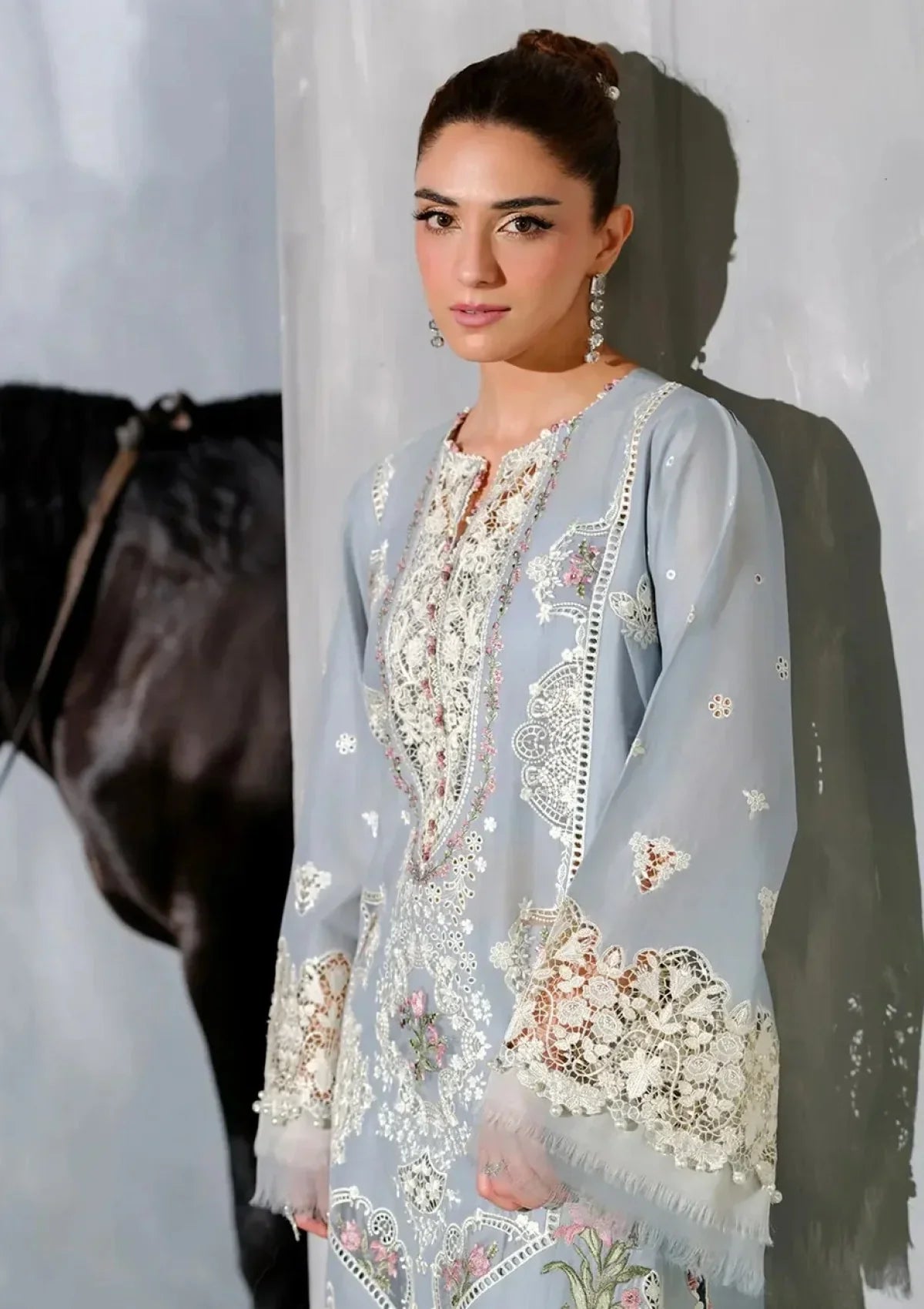 3pc ELAF Embroidered lawn EL-313