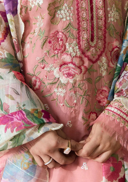 3PCS Bin ilyas Embroidered Dhanak Winter Collection D-150