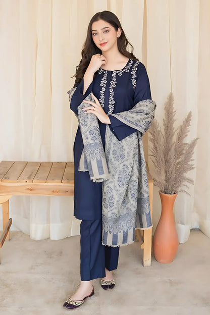 3PCS Embroidered AISLING Lawn Collection BULM-1185