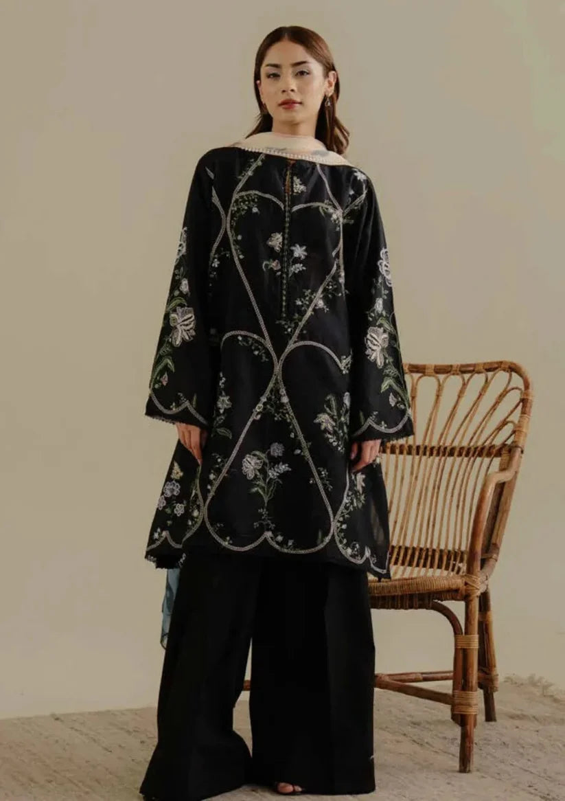 3PCS Sapphire Embroidered Lawn Collection SP-54
