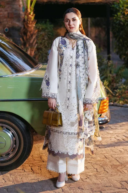 3PCS Sapphire Embroidered Lawn Collection  QL-1030