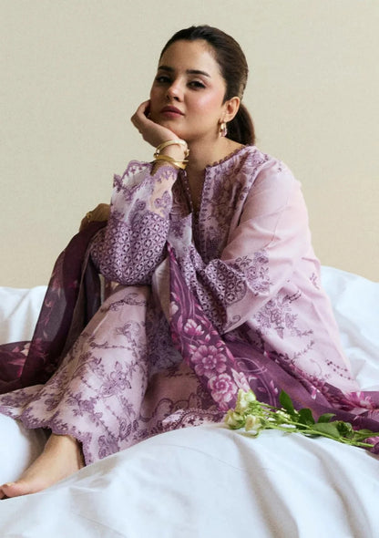 3PCS Zarashahjhan Embroidered Dhanak Winter Collection COCO-1577