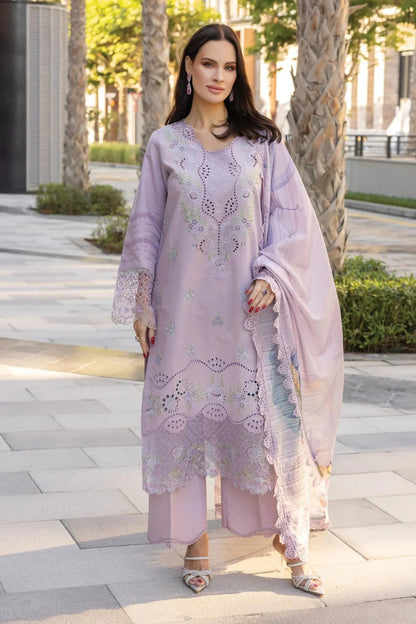 3pc Qalamkar Embroidered lawn QL-312