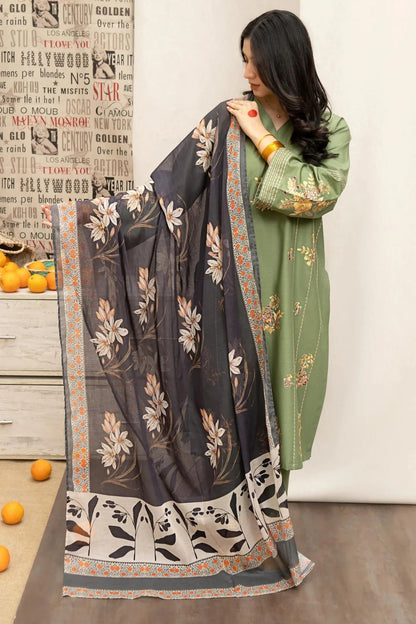 3PCS Urge Embroidered Winter Collection URW-721