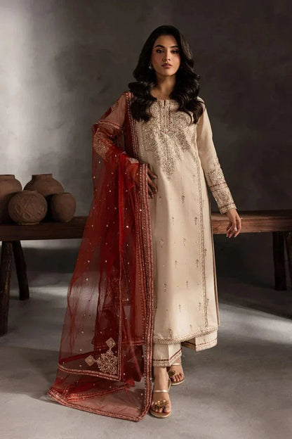 3PCS Sapphire Embroidered lawn Collection LM-44