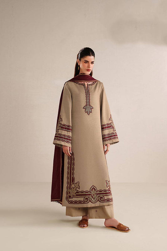 3PC Iznik Embroidered lawn  IZ-93