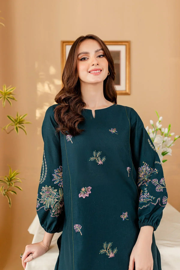 Dhanak-2PC Embroidered Suit - 112