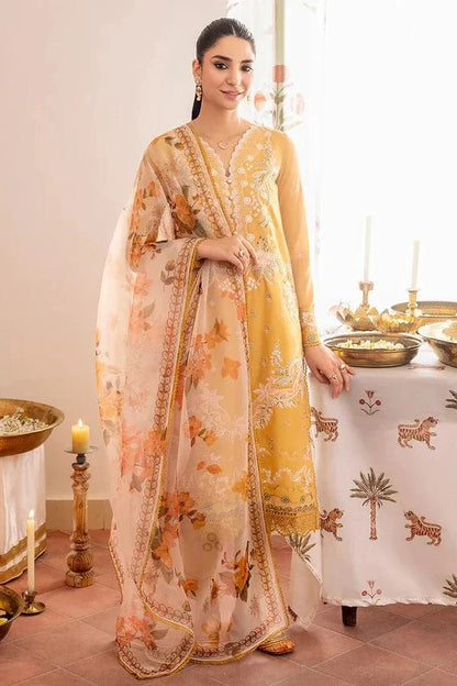 3PCS Cross stitch  Embroidered Lawn Collection CS-15