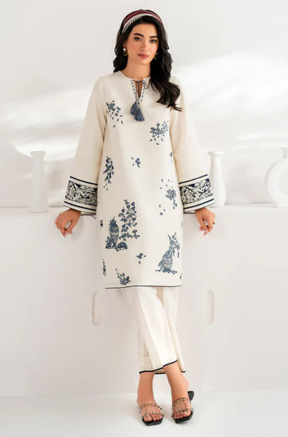 Jazmine - 3PC Dhanak Embroidered Suit Winter Collecrion Volume 3 - LM 0154