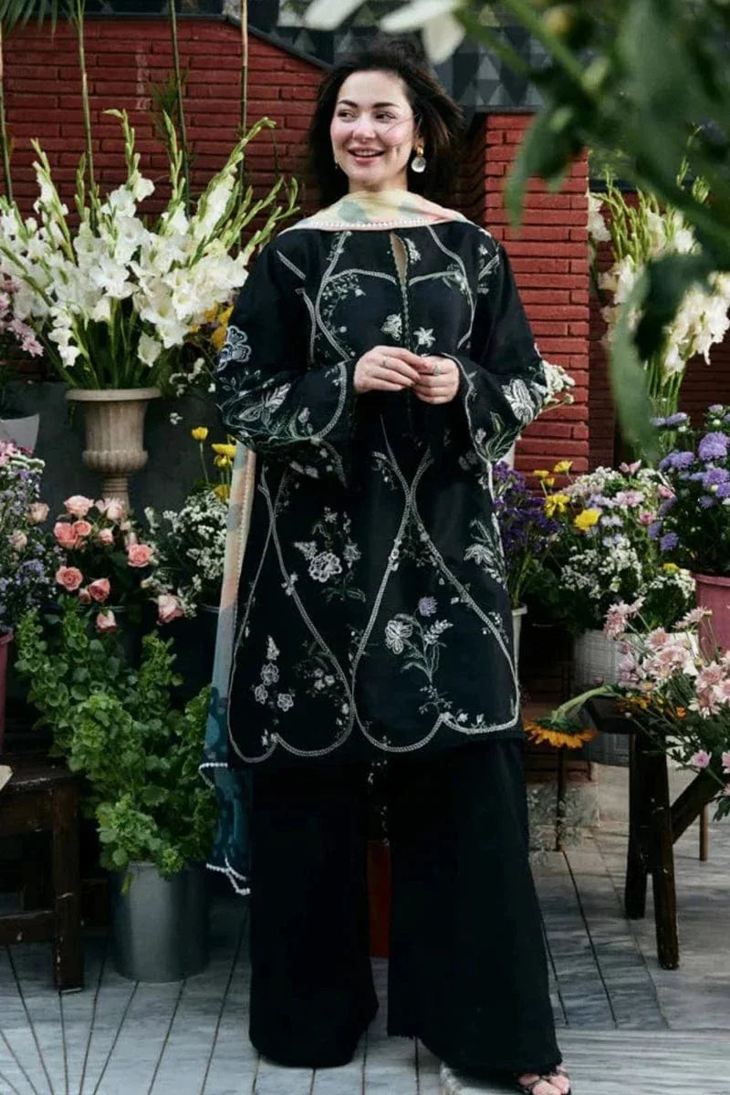 3PCS Sapphire Embroidered Lawn Collection SP-54
