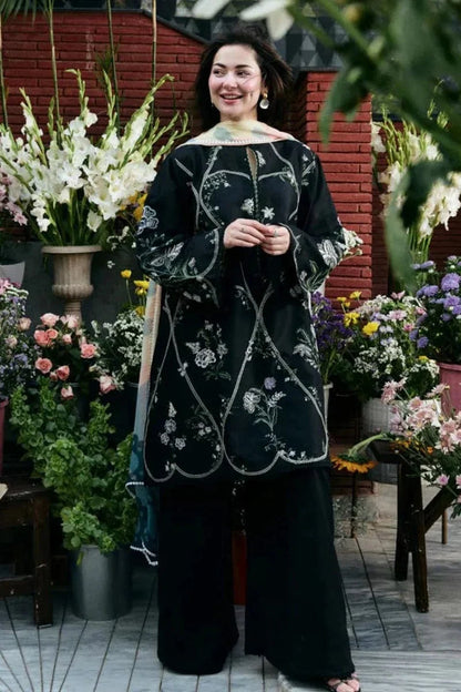 3PCS Sapphire Embroidered Lawn Collection SP-54