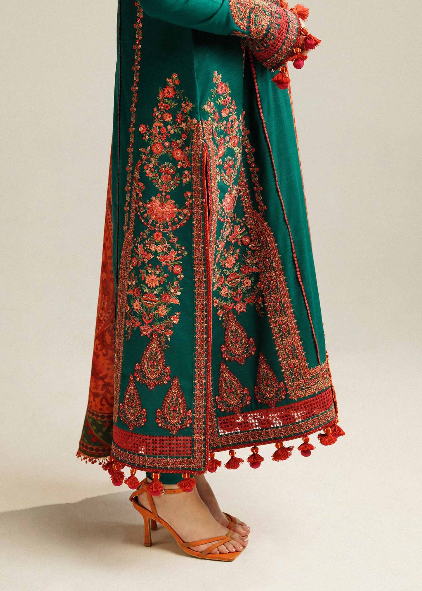 3PCS Hussain Rehar Embroidered Lawn Collection BU -SP-01