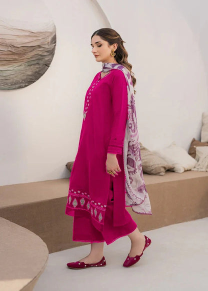3PCS Zarashahjhan Embroidered Dhanak Winter Collection  COCO-163