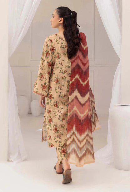 3PCS  Lawn Printed Shirt With Digital Printed Dupatta Lawn Collection ULM-1616