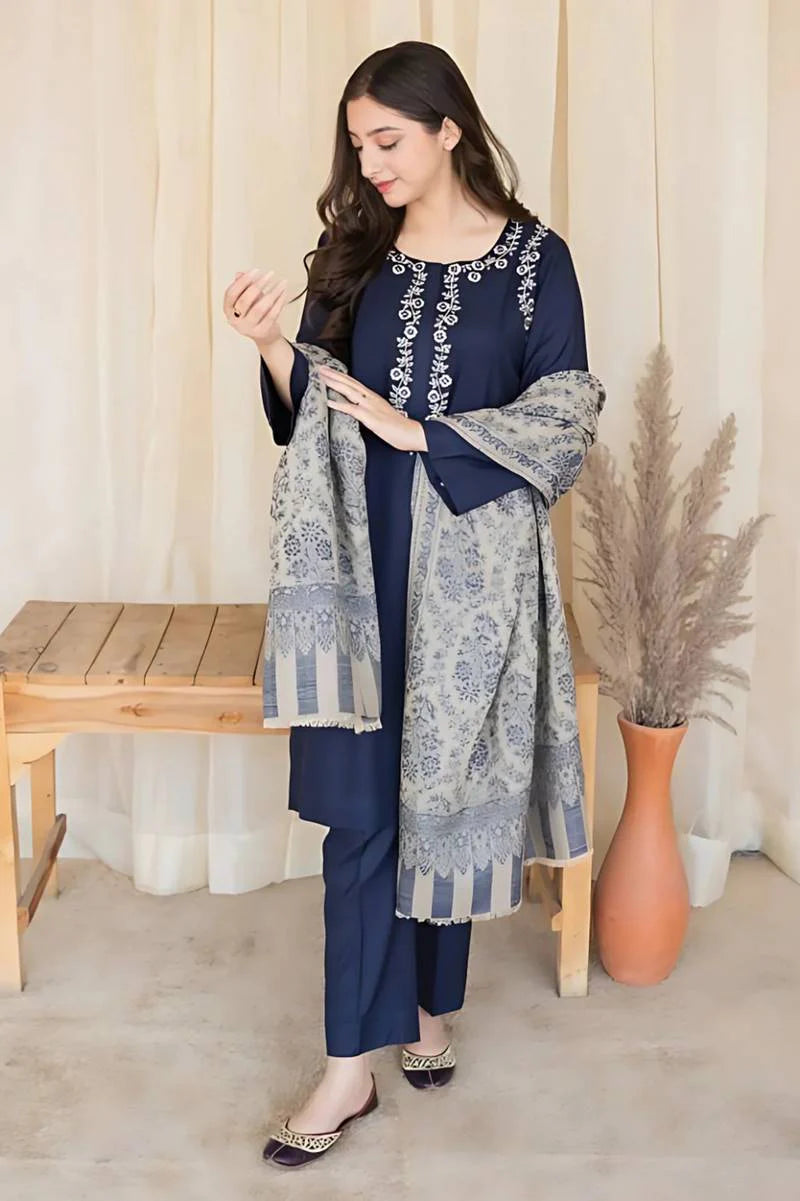 3PCS Embroidered AISLING Lawn Collection BULM-1185