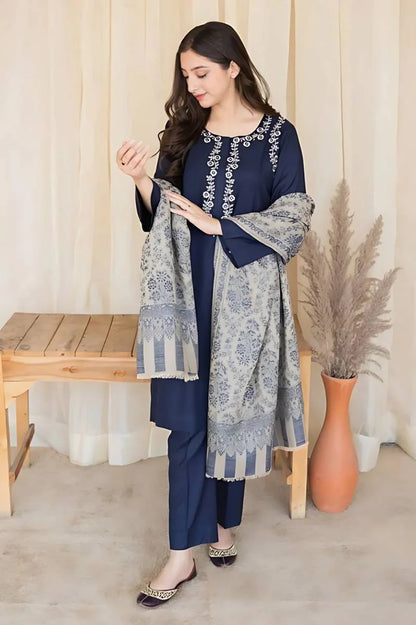3PCS Embroidered AISLING Lawn Collection BULM-1185