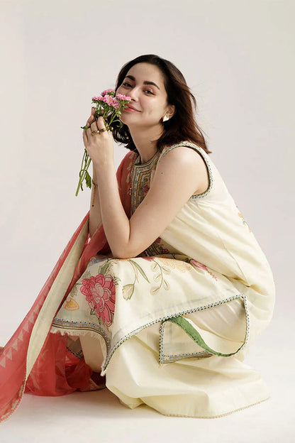 3PCS Coco Embroidered Lawn Collection D-636