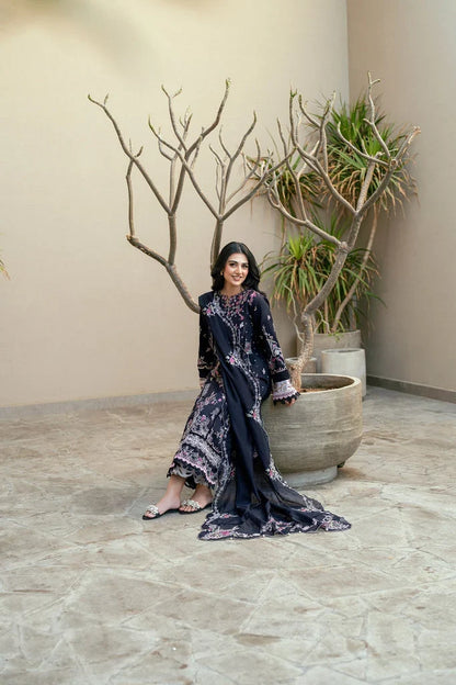 Florent Lawn Chikenk-Kari Embroidered 3PC FL-01