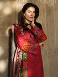 Dhanak-3PC Embroidered with Digital Printed Shawl-3350