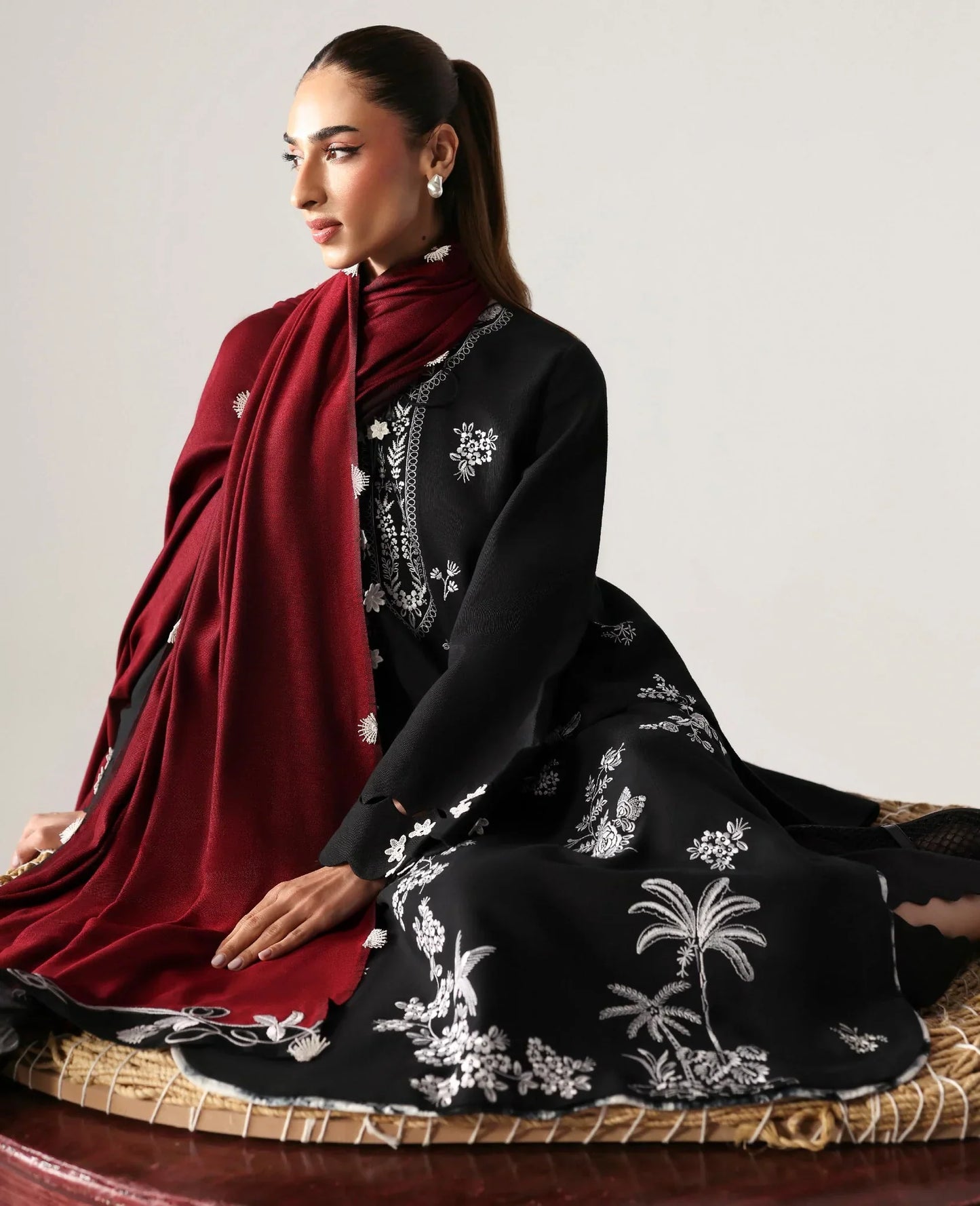 3pc ELISE Lawn Embroidered D-259