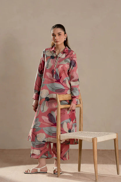 2PCS Printed Airjet Viscous Silk Winter Collection fcc-730