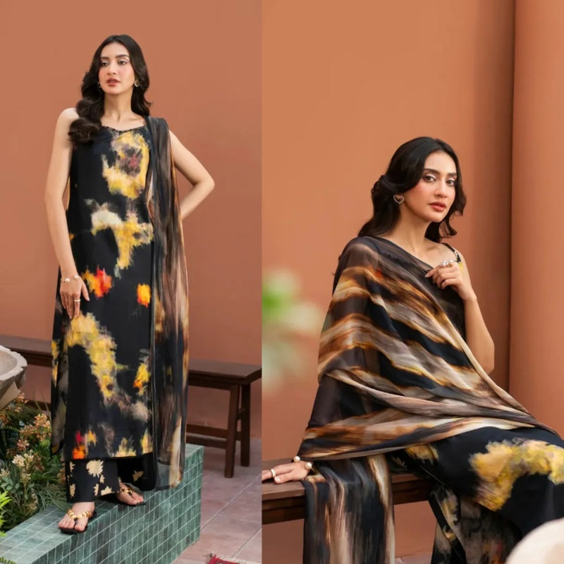 A+ 3PCS Printed Airjet Shamoz Silk Winter Collection fcc-155