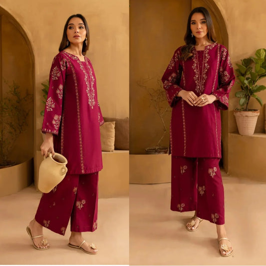 2PCS  Embroidered Lawn Collection ULM-1363