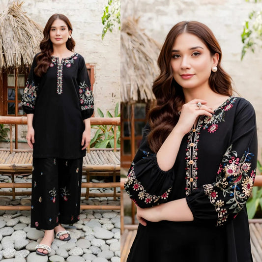 2PCS Dhanak- Embroidered-Winter Collection ULM- 311