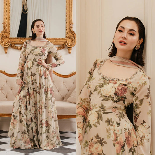 3PCS LULUSAR Silk Digital Printed Winter Collection ULM-855