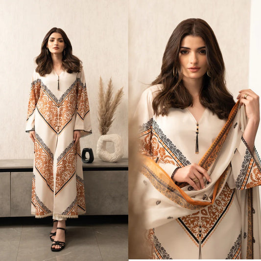 2PCS LULUSAR Silk Digital Printed Winter Collection ULM-851