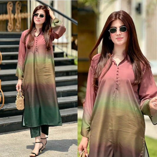 2PCS LULUSAR Silk Digital Printed Winter Collection ULM-878