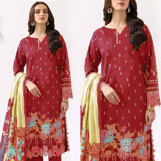 3PCS Jazmin Lawn Collection (D#993-A)