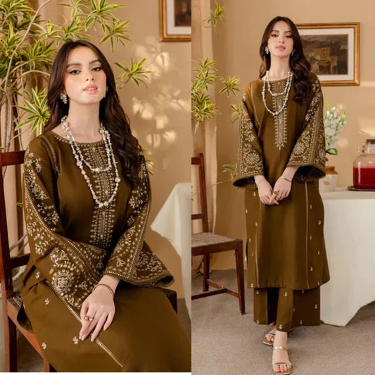 2PCS Batik Embroidered Lawn Collection ULM-1024