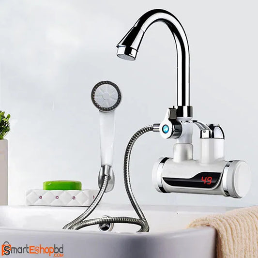 Electric Hot Water Heater Tap, Instant water Heating Tap with hand shower