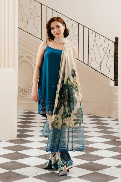 3PCS LULUSAR Silk  Digital Printed Winter Collection ULM-869
