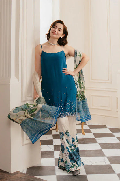 3PCS LULUSAR Silk  Digital Printed Winter Collection ULM-869