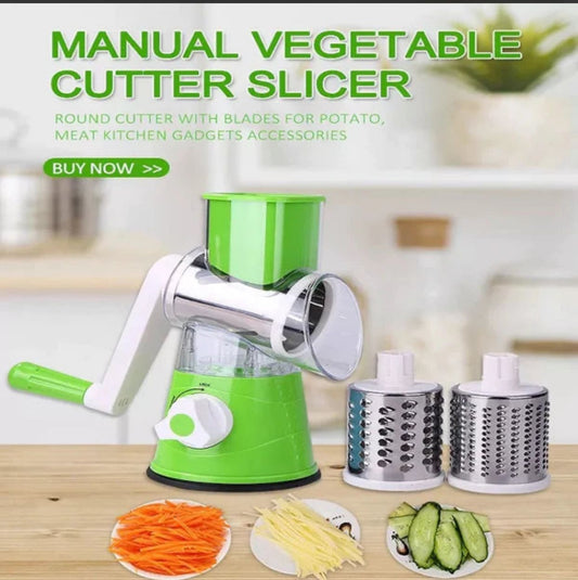 Manual Vegetable Cutter Slicer 3 in1 Slicer ,Kadokash, Grater, Multifunctional Kitchen Gadgets Cutting Machine