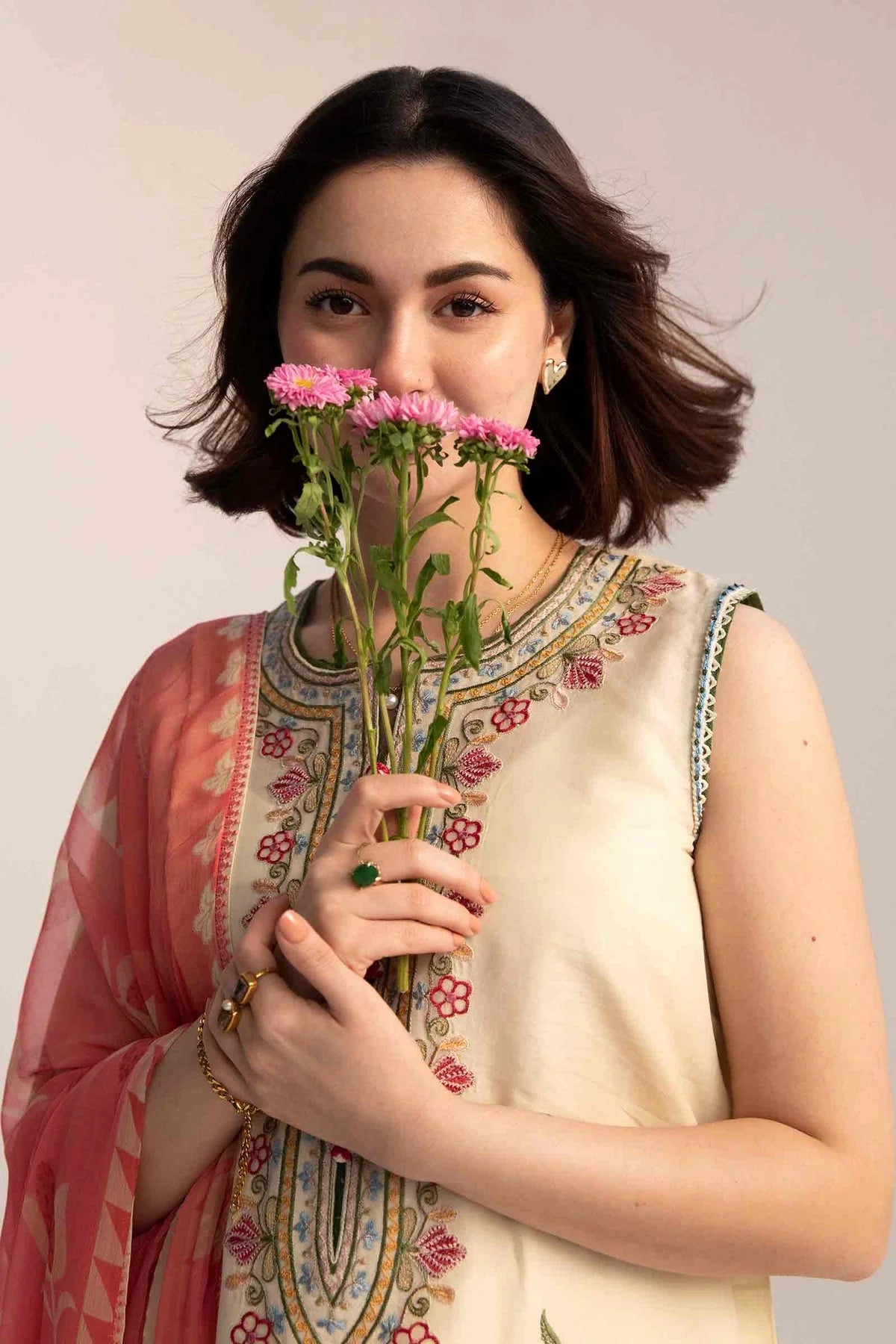 3PCS Coco Embroidered Lawn Collection D-636