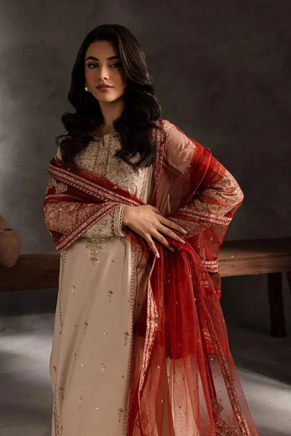 3PCS Sapphire Embroidered lawn Collection LM-44