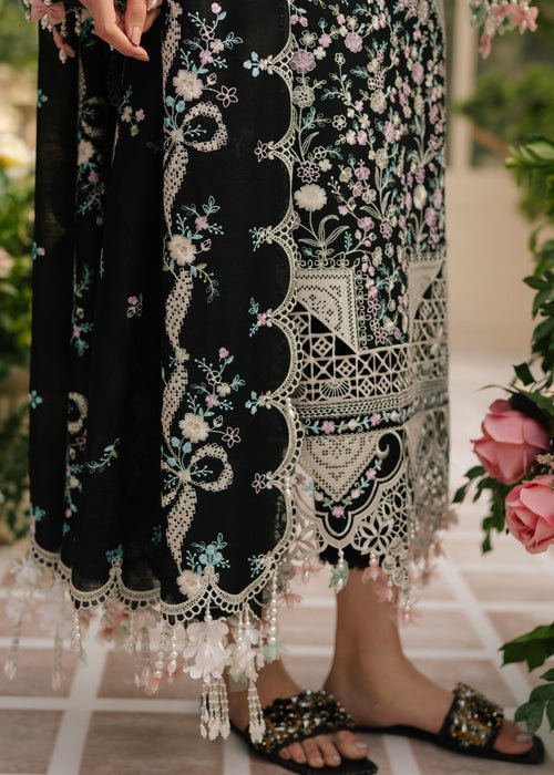Lawn-3PC Embroidered Shirt With Khadi Net Embroidered Dupatta BU-5216