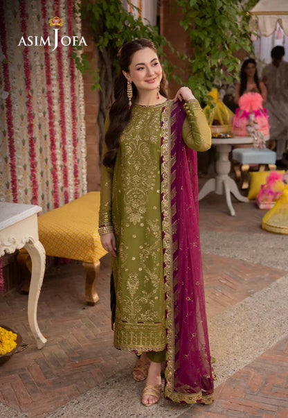Lawn 3PC Embroidered With Chiffon Embroidered Dupatta - 5020 - Sapphire Studios