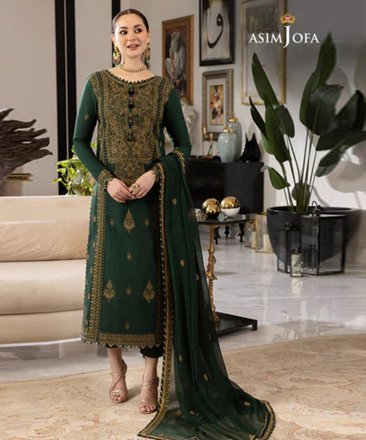 Lawn 3PC Embroidered With Chiffon Embroidered Dupatta - 5022 - Sapphire Studios