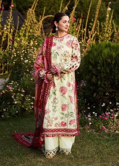 Luxury Dhanak 3PC Embroidered With Digital Printed Shawl-211