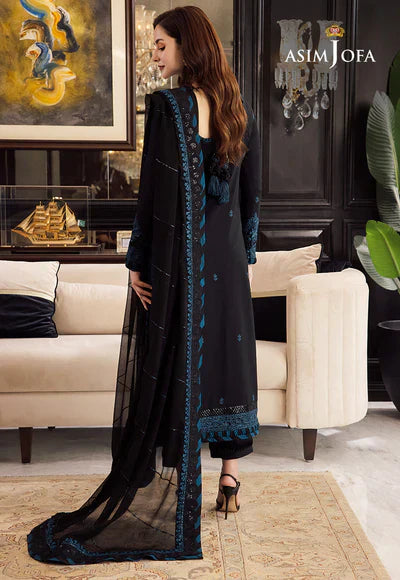 3PCS Embroidered Shirt with Organza Embroidered Dupatta Lawn Collection ULM-1064