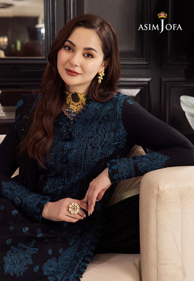 3PCS Embroidered Shirt with Organza Embroidered Dupatta Lawn Collection ULM-1064